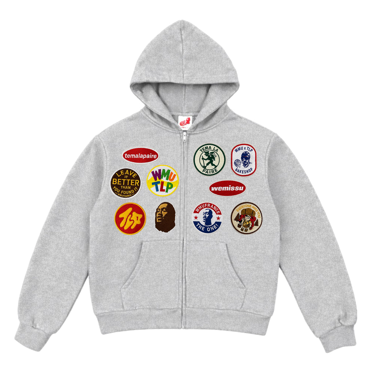 WEMISSU X TLP PATCH HOODIE