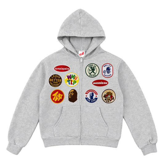 WEMISSU X TLP PATCH HOODIE