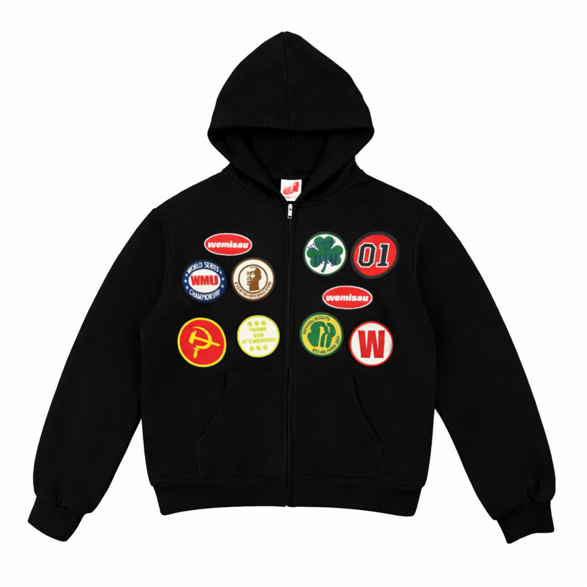 WEMISSU PATCH HOODIE