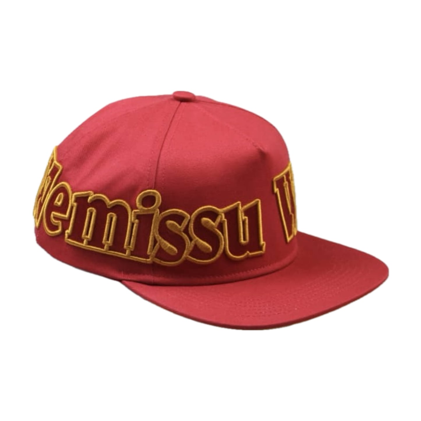 WEMISSU EMBROIDERED RED CAP