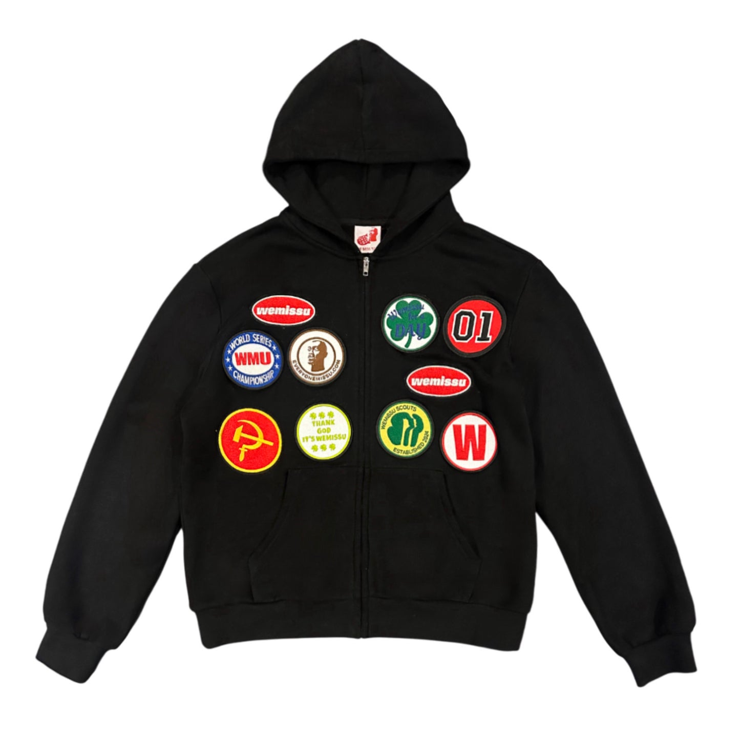 WEMISSU PATCH HOODIE